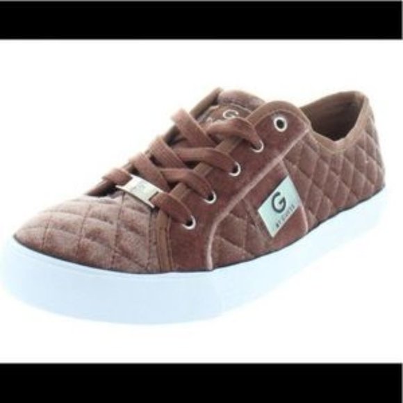 G by Guess Dusty Rose Velvet Sneakers - Picture 6 of 6